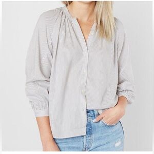 NWOT Lucky Brand Striped Blouse